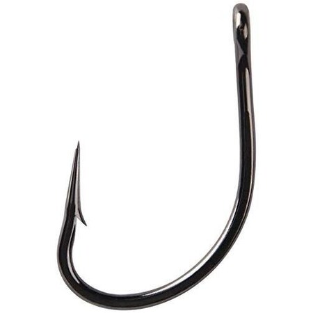 Mustad Ultrapoint Live Bait Hook, Size 10, Needle Point, 3X Short Shank, O'Shaughnessy, Ringed Eye, Black 25pk 9174NP-BN-1/0-25U